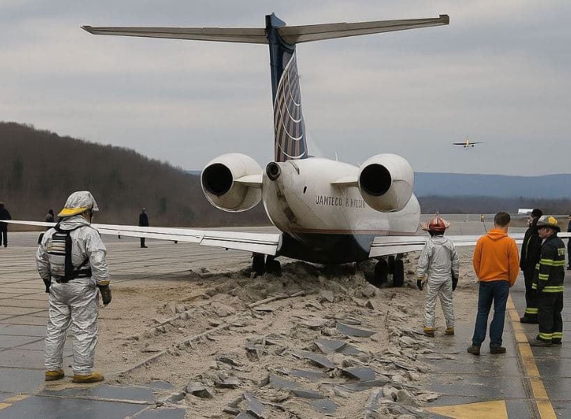 Betoni special parandaloi katastrofën e aeroplanit