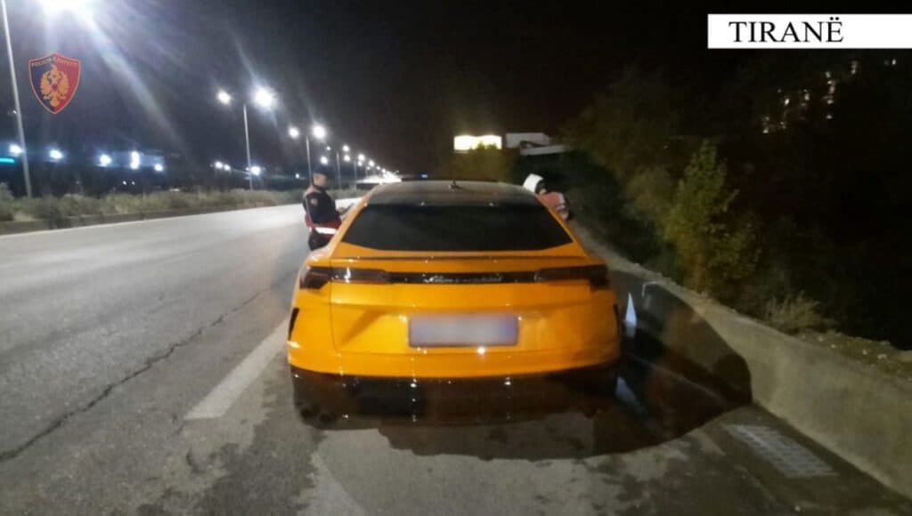 Sekuestrohet “Lamborghini Urus” me vlerë 160 mijë euro në Tiranë, dyshohet se u ble me para krimi