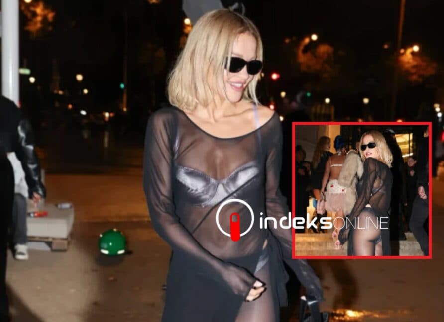 Rita Ora ‘dridh’ rrjetin’, shfaqet me veshje transparente në një event në Paris