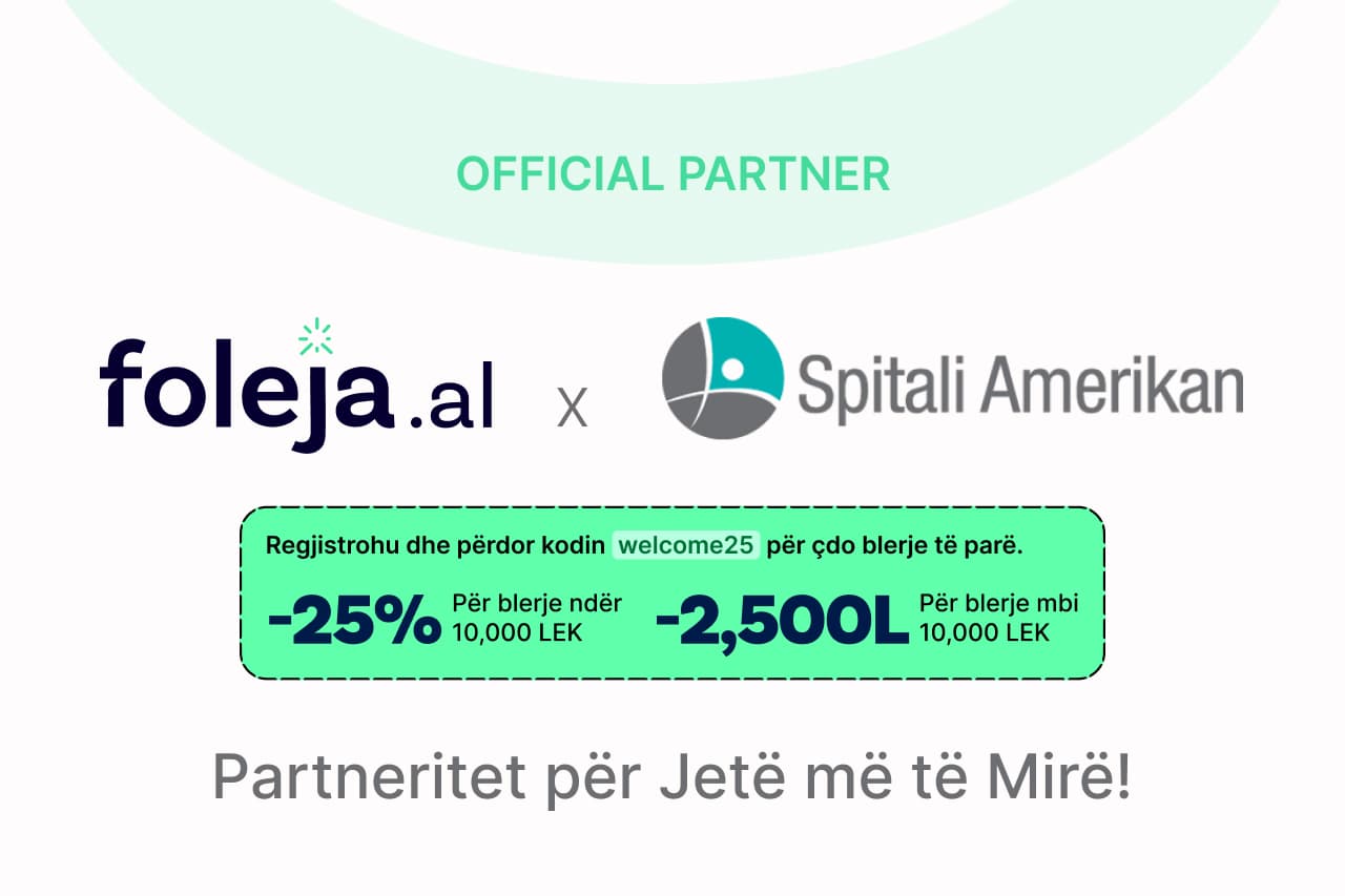 Foleja.al dhe Spitali Amerikan – Partneritet për jetë më të mirë