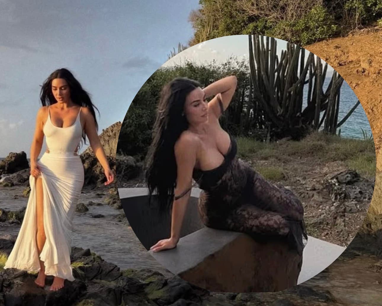 Fansat e Kim Kardashian alarmohen nga fotografitë e saj në Karaibe, i konsiderojnë të rrezikshme