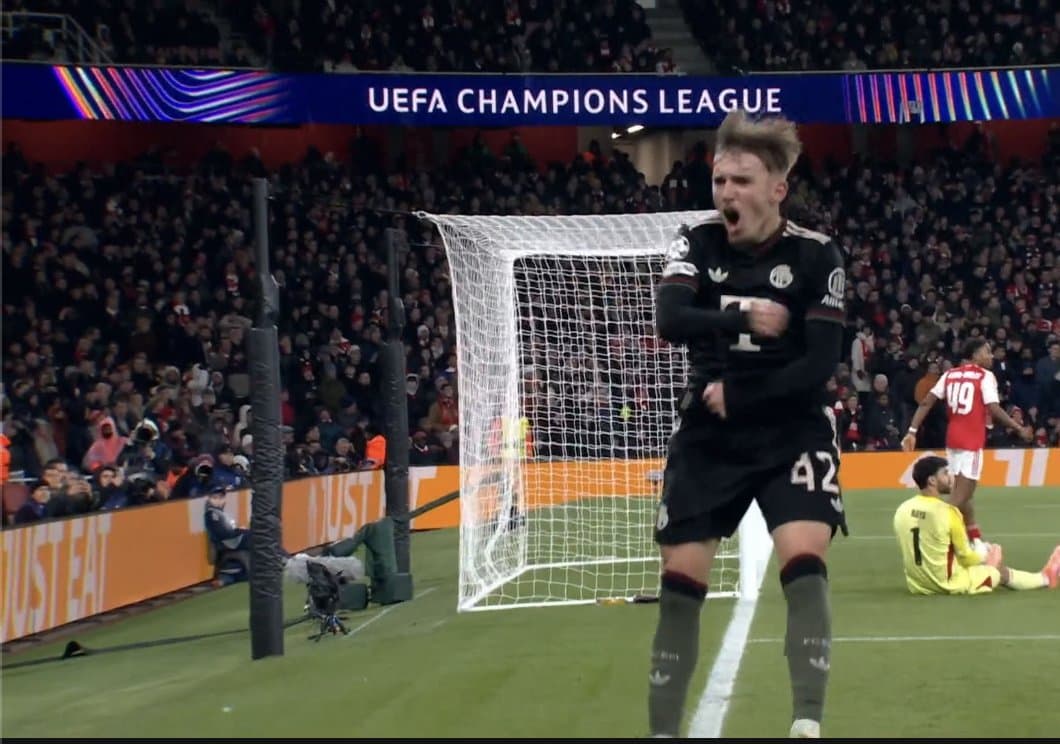 Ylli 17-vjeçar i Bayernit shënon tjetër gol në Champions, barazohet rezultati në ”Emirates (VIDEO)