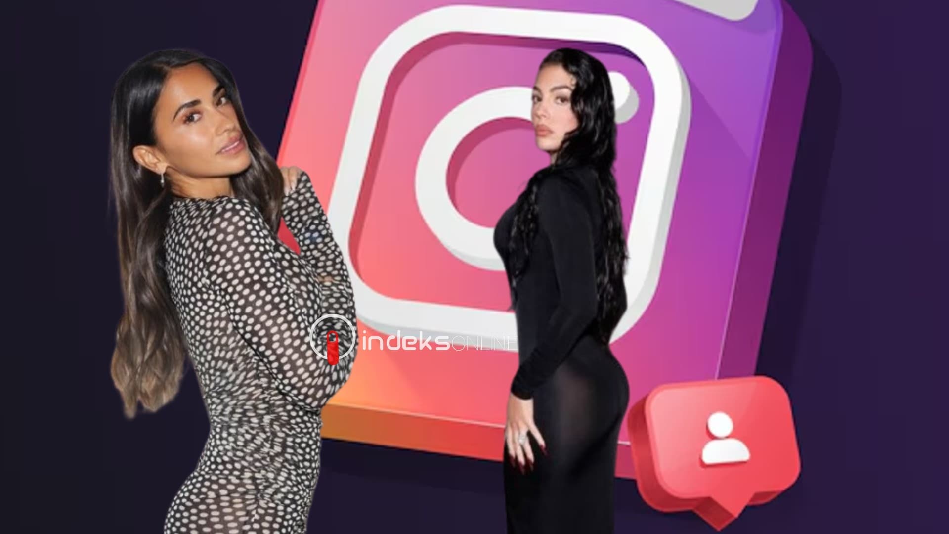 Cila kryeson në Instagram, gruaja e Messit apo CR7?