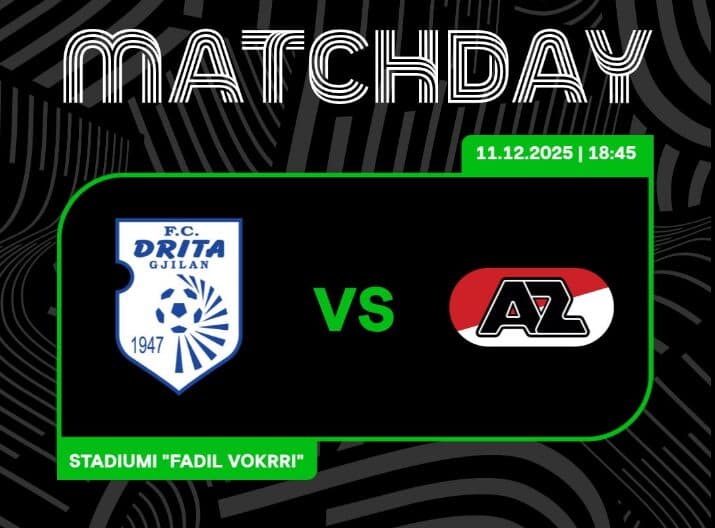 Drita në prag të shkruaj historinë, formacionet zyrtare ndaj AZ Alkmaar