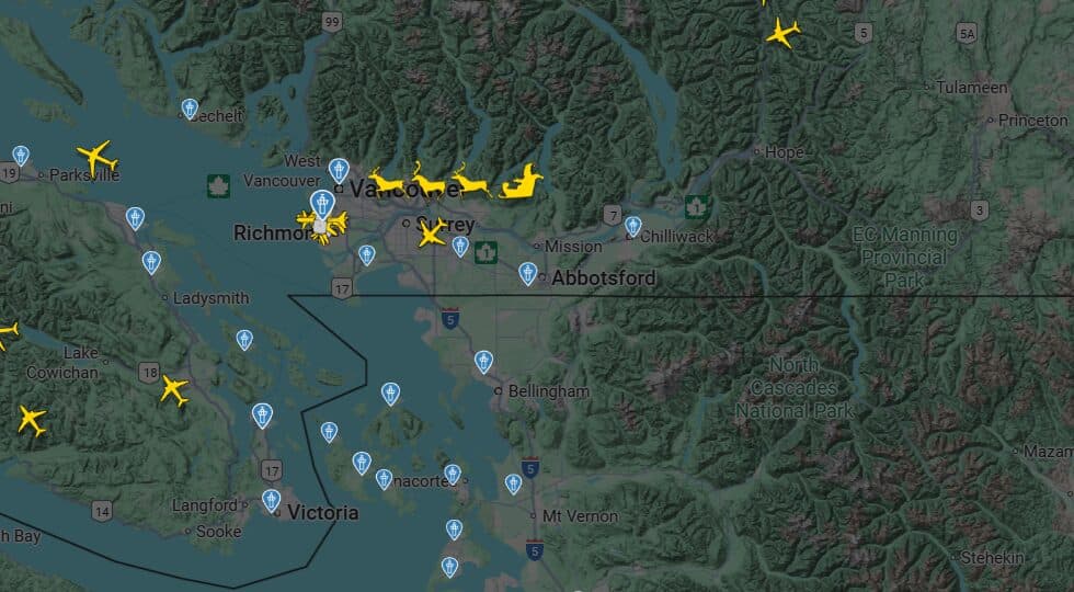 Interesante: “Flightradar24” gjurmon slitën e Babagjyshit