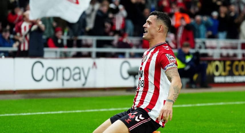 Sunderlandi shkruan për Xhakën: Është i vetmi me këto statistika…!