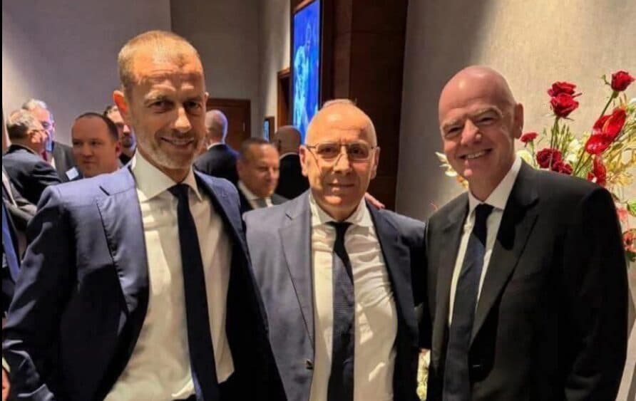 Infantino e Ceferin e urojnë Agim Ademin për mandatin e ri
