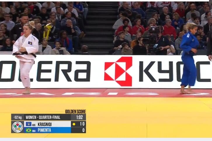 Distria Krasniqi në gjysmëfinale të ”Paris Grand Slam”