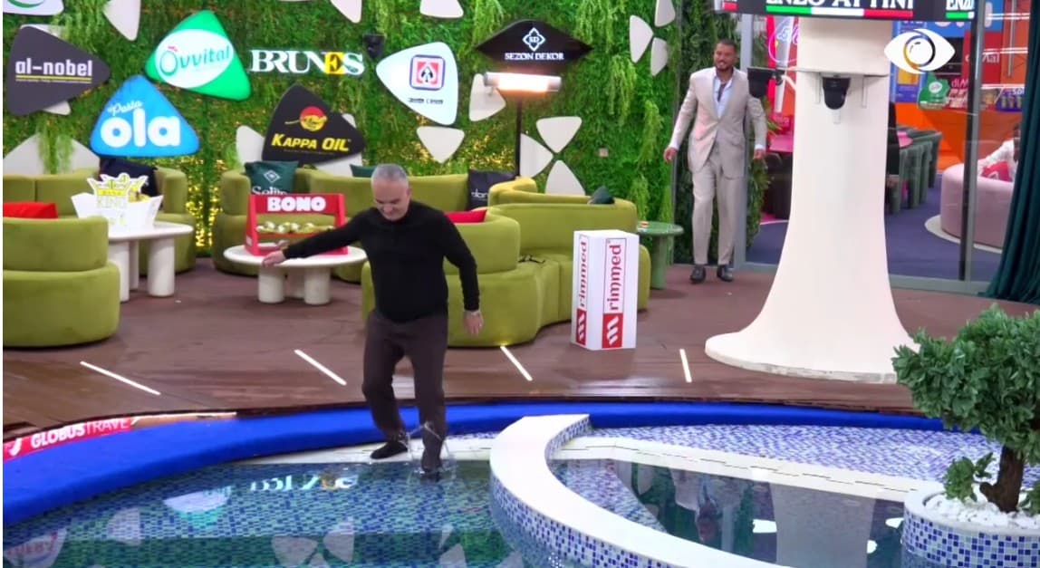 Fitoi “nominimin” së bashku me Luizin, Artani futet “live” në pishinën e Big Brother