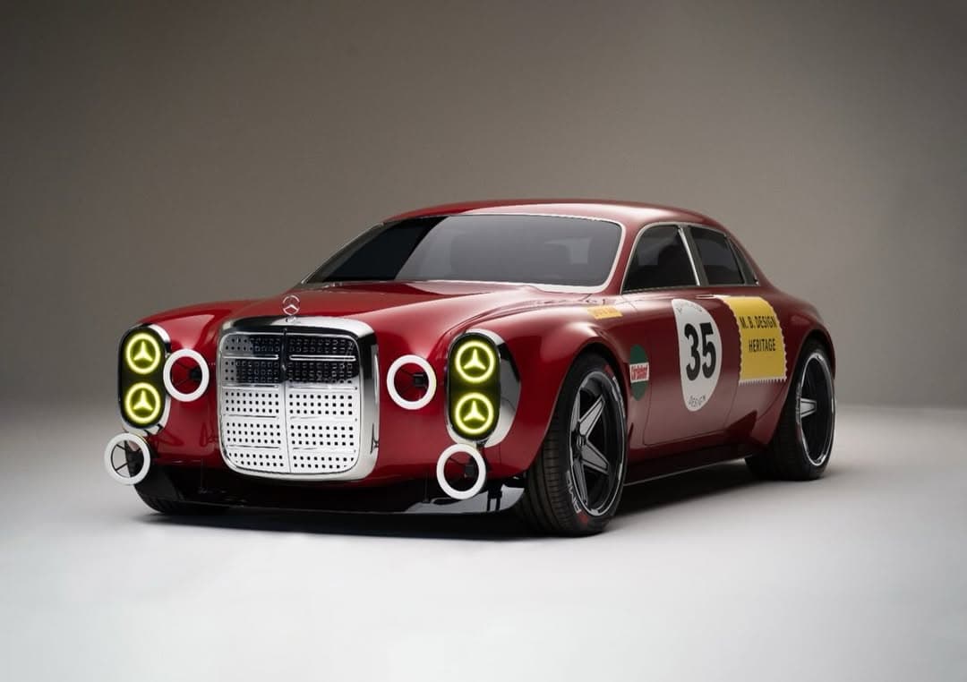 Mercedes ringjall “Red Pig”,  koncept sekret që nderon legjendën e garave