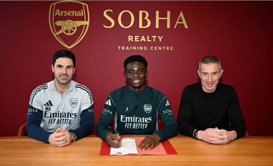 Zyrtare: Bukayo Saka vazhdon kontratën me Arsenalin