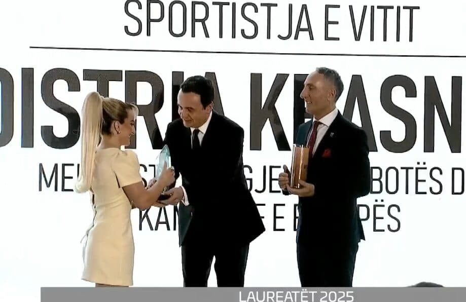 Distria Krasniqi për herë të gjashtë fiton çmimin ”Sportistja e Vitit”