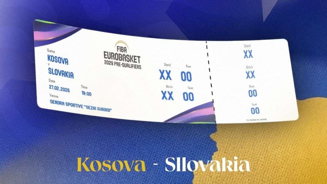 Dalin në shitje biletat e ndeshjes së Kosovës me Sllovakinë