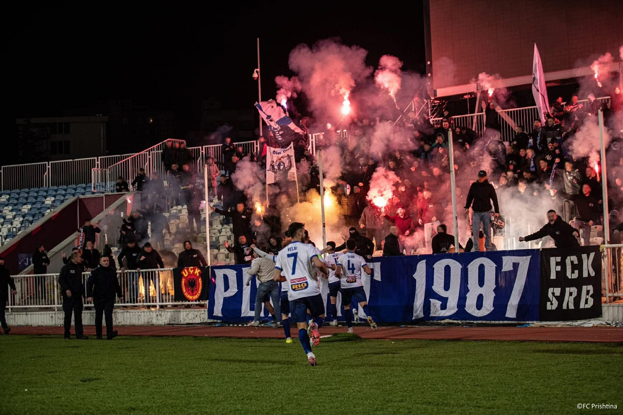 Zbutet dënimi për FC Prishtina, ndeshja ndaj Ballkanit luhet me praninë e tifozëve