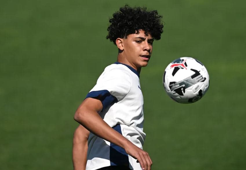 Në gjurmët e babait, djali Ronaldos stërvitet në Madrid