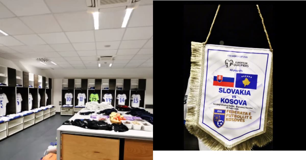 “Gjithçka gati”, FFK-ja publikon pamje nga zhveshtorja, para ndeshjes me Sllovakinë