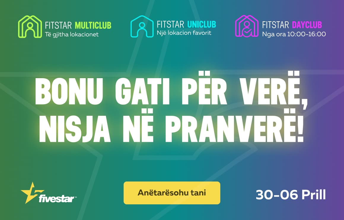 Gati për verë? Nisja fitnesit këtë pranverë!