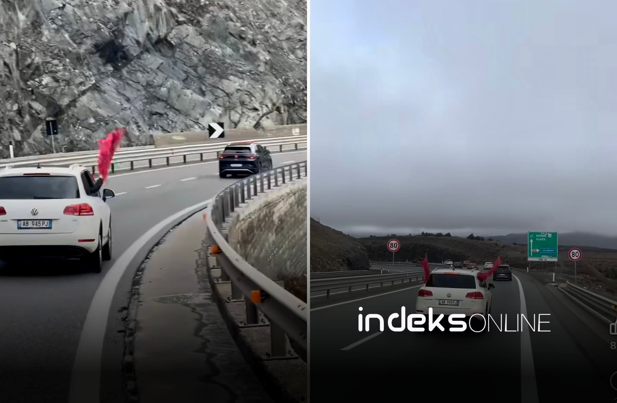 Çfarë pamje! Tifozët nga Shqipëria nisen drejt Kosovës