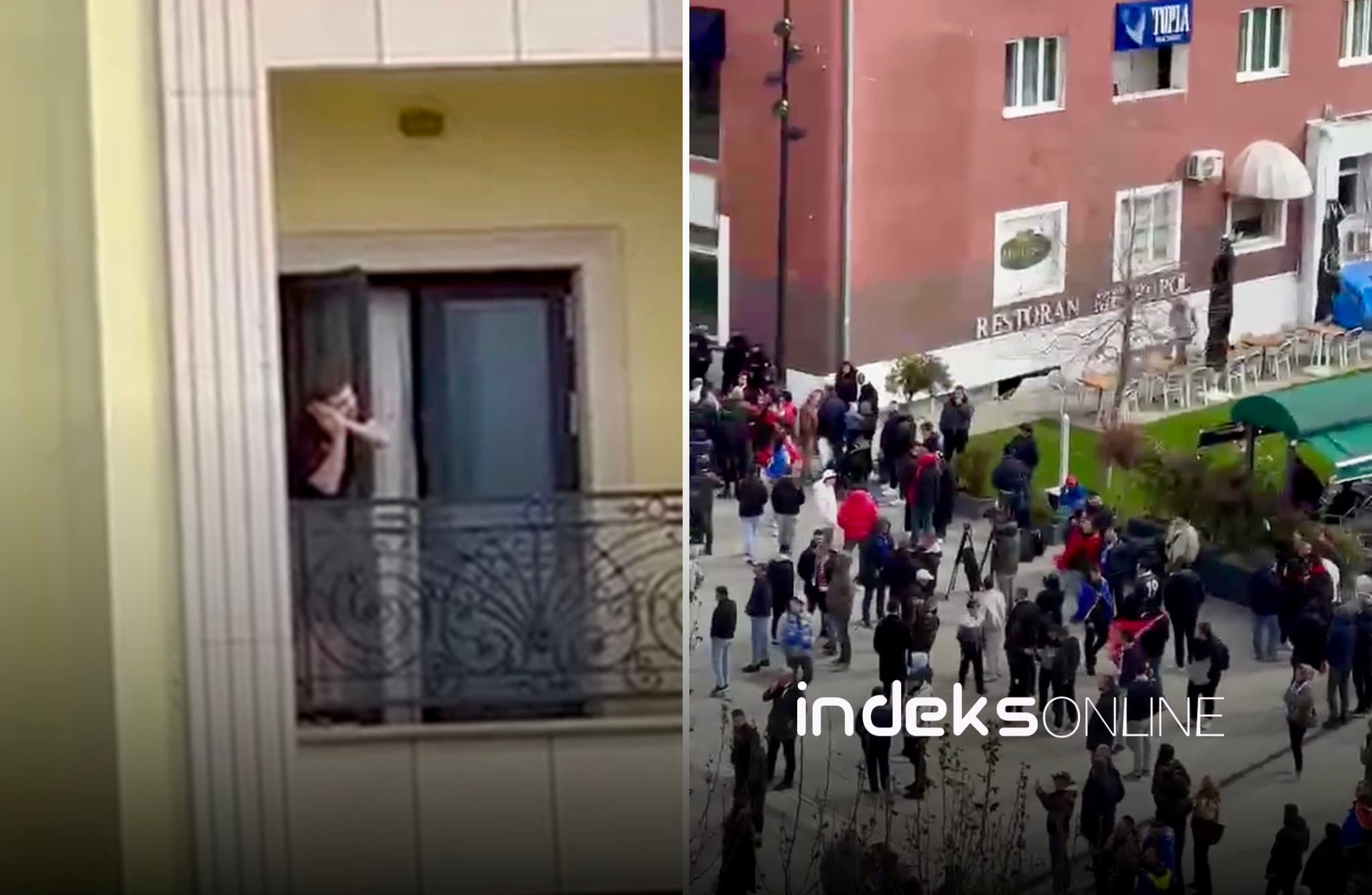 Zhurma e tifozëve i lë pa gjumë turqit, një pjesëtar i tyre del në ballkon dhe i lutet për qetësi
