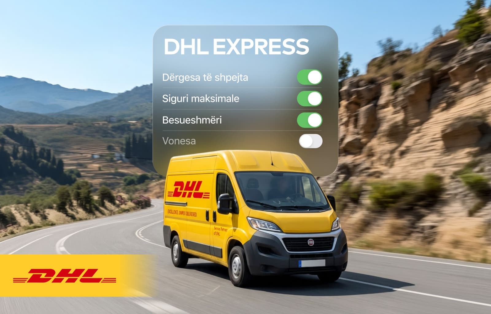 Dërgesa ekspres, pa stres – DHL