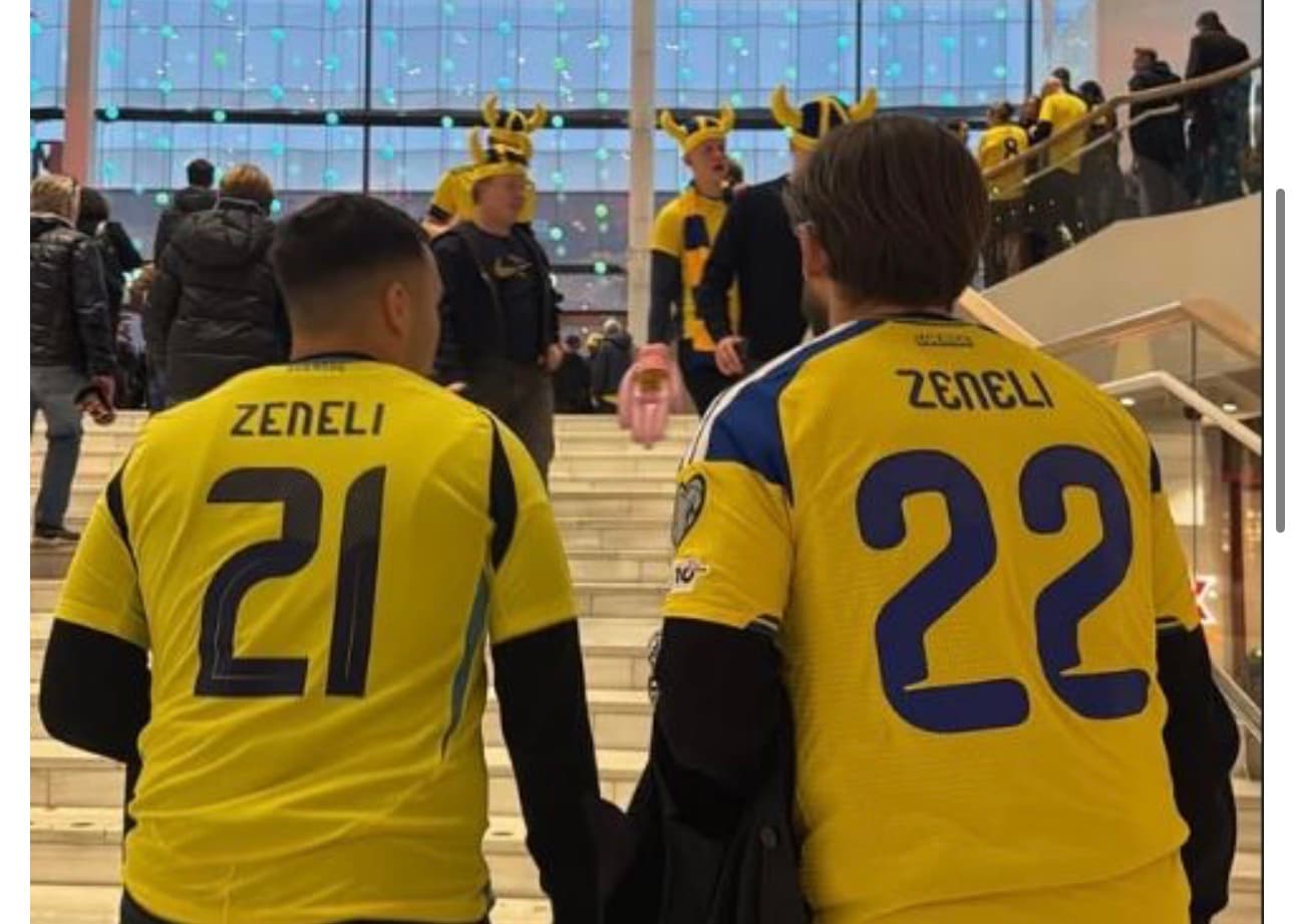 Foto me fanellë të Suedisë, reagon Arbër Zeneli