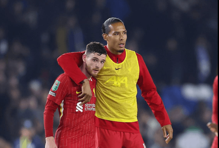 Mesazh emocionues nga Van Dijk: Me Robertson fituam gjithçka