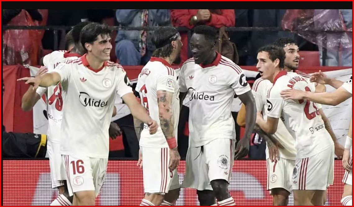 Sevilla rikthehet te fitorja dhe largohet nga zona e rënies nga liga