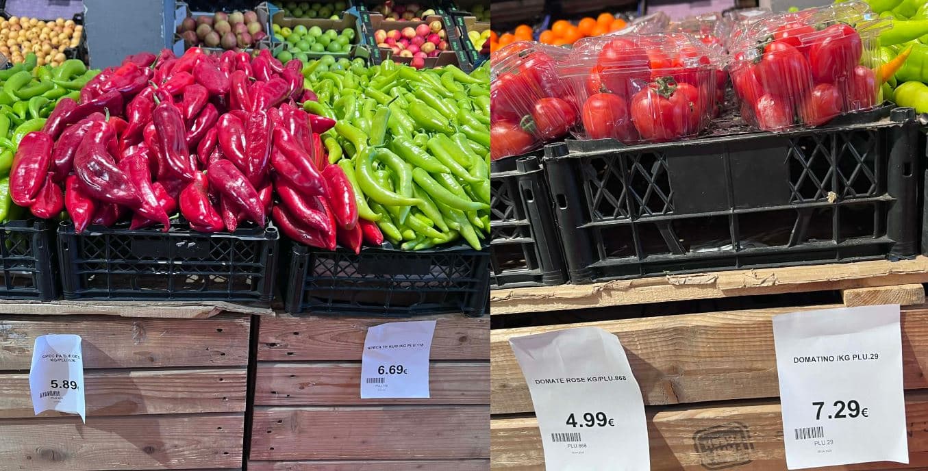 Vend i luksit: Specat afër 7 euro, domatet afro 8 euro – Qeveria në “gjumë të thellë”