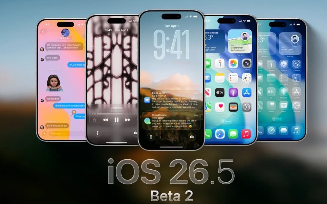 Apple lanson versionin e dytë beta të iOS 26.5