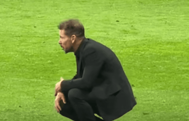 Pamje: Kjo ishte gjendja e Simeones pak para fundit të ndeshjes mbrëmë