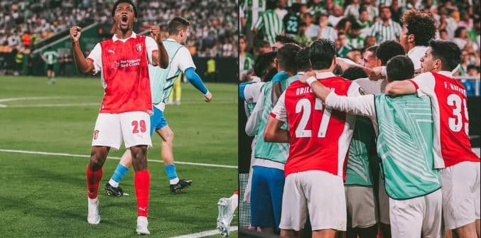 Braga bën përmbysje spektakolare ndaj Betisit dhe siguron gjysmëfinalen e Europa League