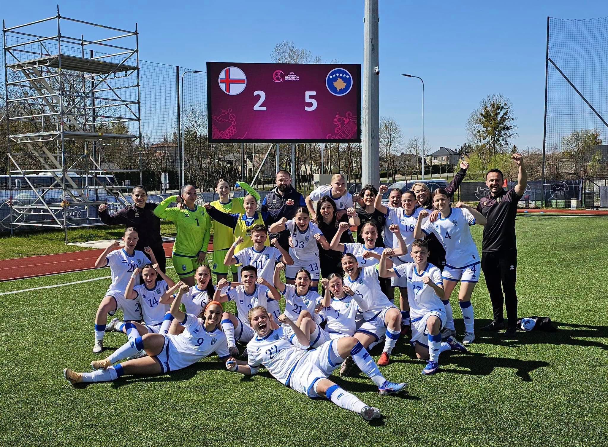 Dardanet U19 triumfojnë 5:2 ndaj Ishujve Faroe, mbyllin me fitore kualifikimet e Evropianit