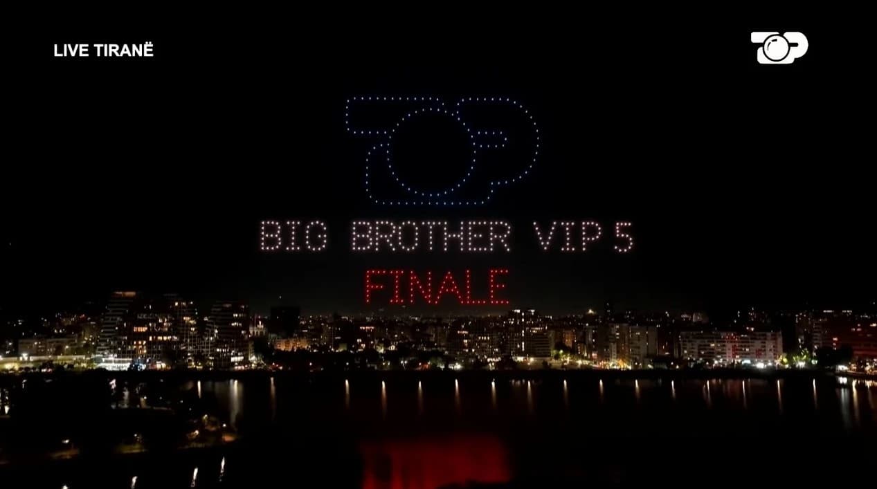 Nis finalja e madhe e Big Brother VIP 5, spektakël me 500 dronë në Tiranë