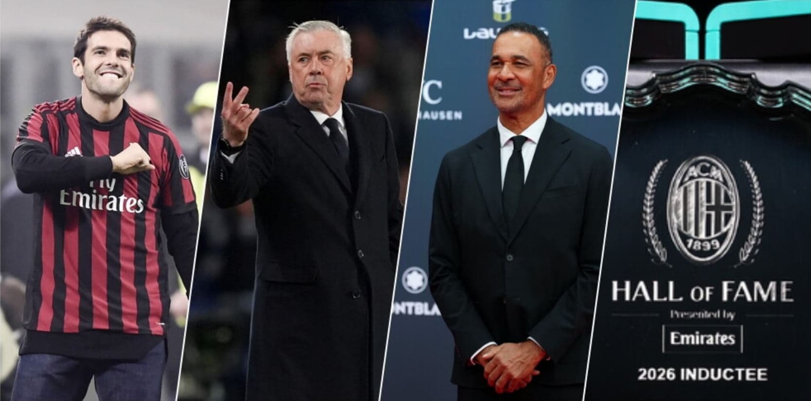 U votuan mesfushorët më të mirë: Ancelotti, Gullit dhe Kaká hyjnë në “Hall of Fame” të Milanit