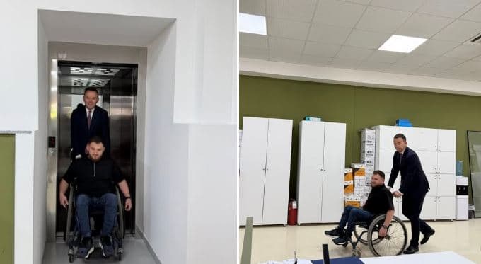 Peci: Objekti i komunës nga tani me ashensor për personat me nevoja të veçanta