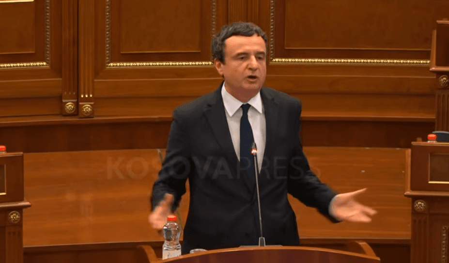 Kurti në seancë: Dështimi për zgjedhjen e Presidentit e çon vendin në zgjedhje të reja