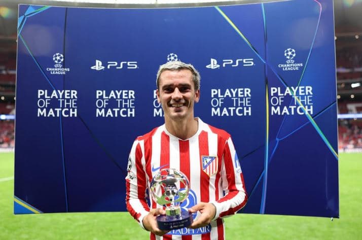 Griezmann shpallet lojtari i ndeshjes në barazimin ndaj Arsenalit