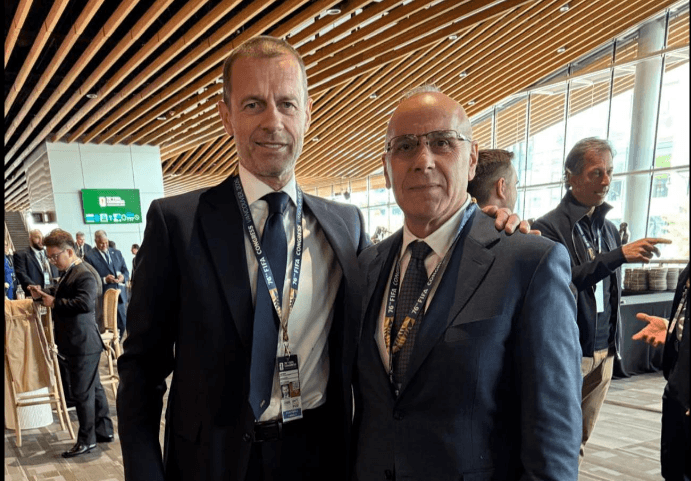 Agim Ademi takon “shefin” e futbollit , flasin për zhvillimin e futbollit në Kosovë