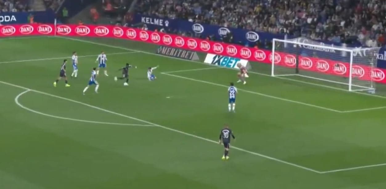 Vini Jr shënon një gol shumë të bukur ndaj Espanyolit