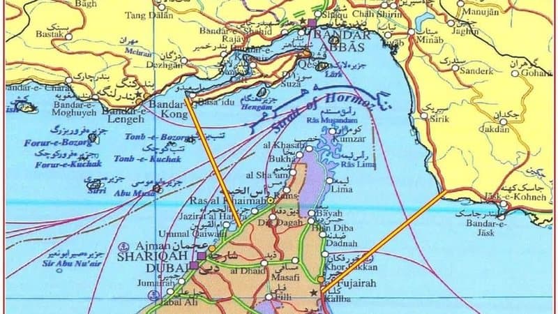 Garda Revolucionare Iraniane publikon hartën e re të Gjirit Persik, ja kufijtë e ri në Hormuz