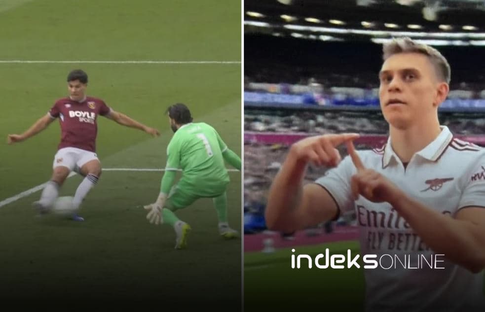 Raya dhe Trossard heronjtë e Arsenalit, fitojnë derbin në Londër dhe i afrohen titullit