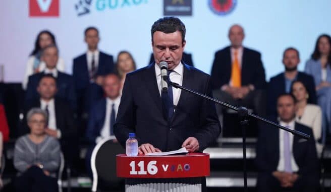Kurti në Gjakovë e fajëson opozitën për zgjedhjet e 7 qershorit: Ata duan ta lodhin popullin, por populli nuk lodhet
