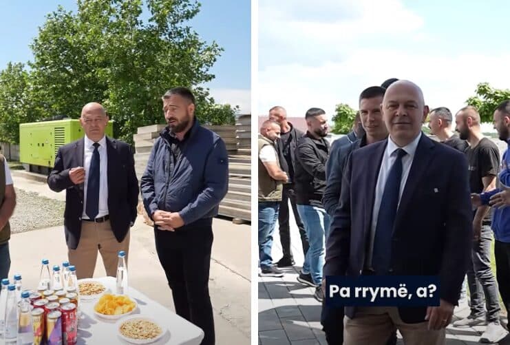 Ardian Gjini vazhdon vizitat nëpër biznese: I gjen pa rrymë, me gjeneratorë e me shumë ankesa për importin nga Serbia