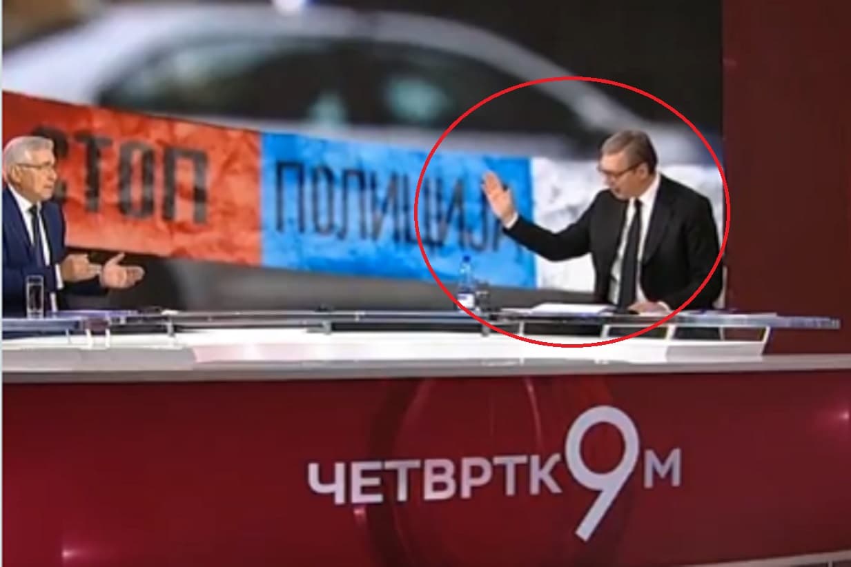 “Pytje për një rast të ndjeshëm”… Vuçiq nervozohet me gazetarin e RTS’së