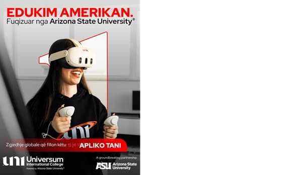 UNI – Universum International College hap konkursin për regjistrimin e studentëve të rinj për vitin akademik 2026/2027
