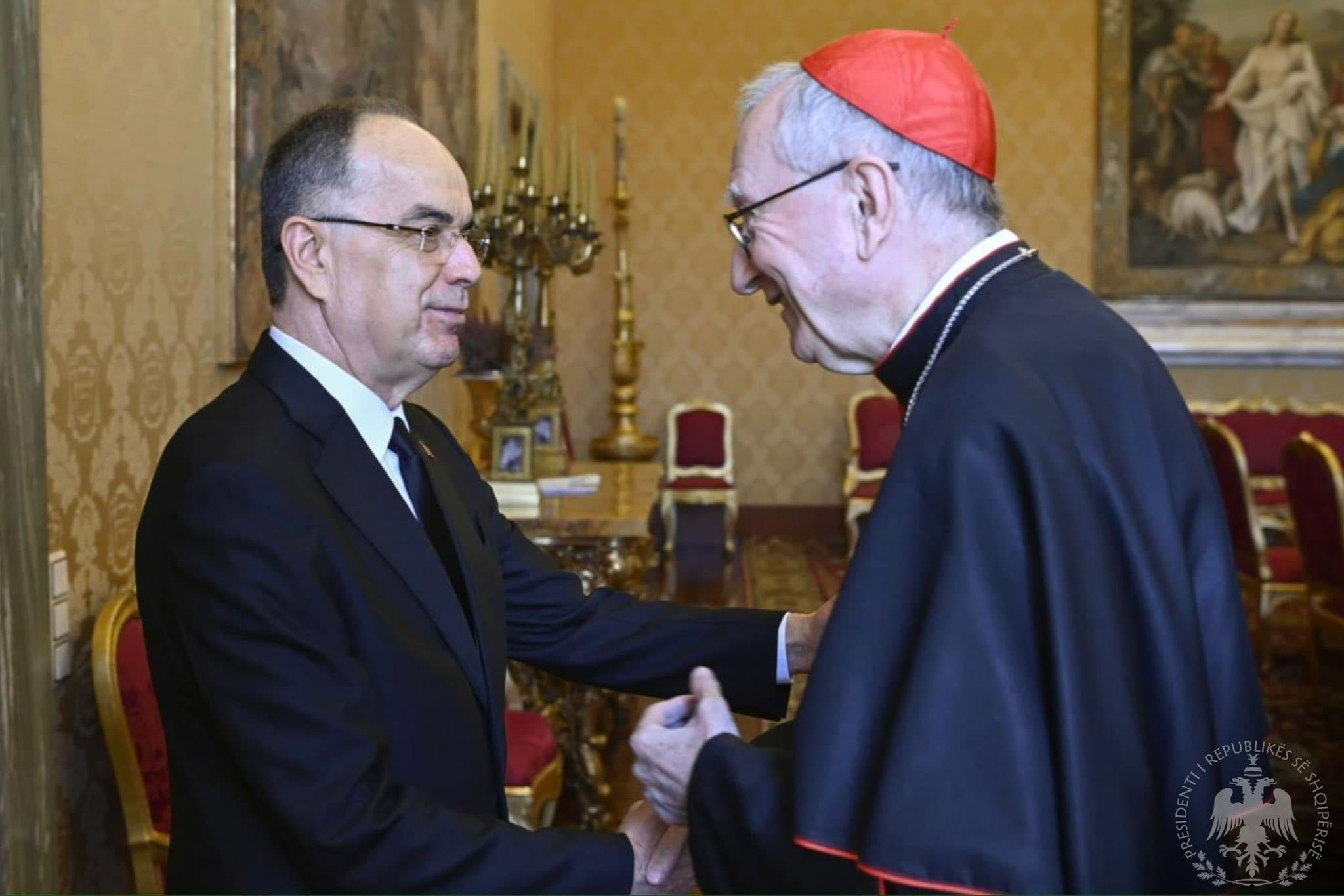 Bajram Begaj në Vatikan ka takuar edhe Sekretarin Parolin: Diskutimi u përqendrua edhe në Kosovën