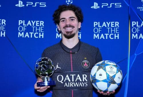 Pati një paraqitje solide, Vitinha shpallet “Man of the Match” në finalen e Championsit