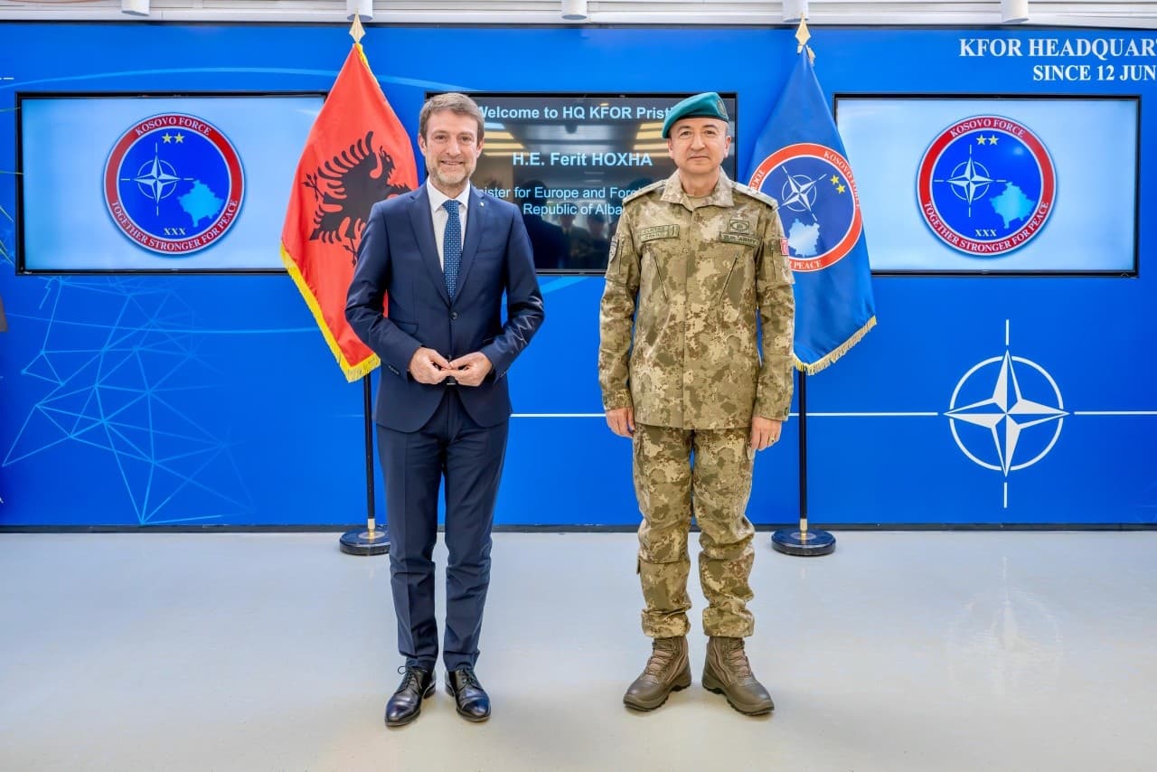 Ulutash vlerëson kontributin e Shqipërisë në misionin e KFOR-it në Kosovë