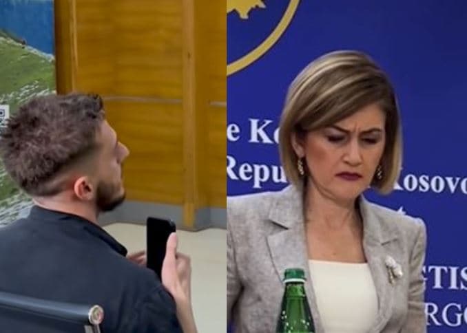 Featured image for E ngritën në detyrë njeriun me aktakuzë për “Rezervat Shtetërore” – Kusari-Lila refuzon t’i përgjigjet pyetjes së gazetarit të lajmi.net