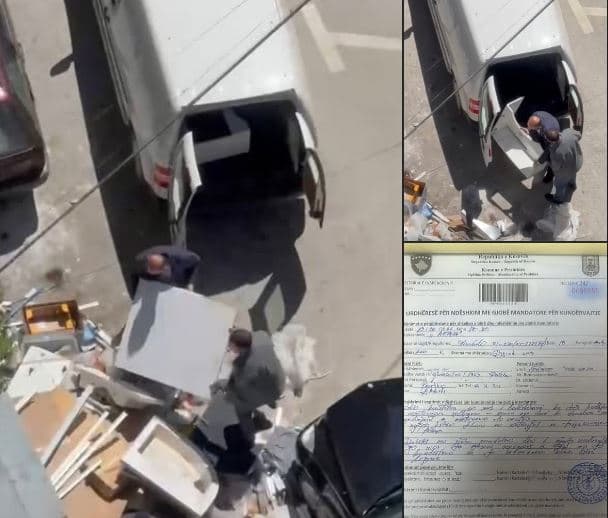 Featured image for Gjobë 200 euroshe për hedhje të mbeturinave vëllimore në kryeqytet